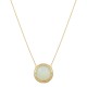 Conjunto Fane's Pedras Naturais Àgata Zircônia Dourado