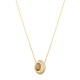 Conjunto Fane's Pedras Naturais Cristais Zircônia Dourado