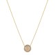 Conjunto Fane's Pedras Naturais Cristais Fumê Dourado
