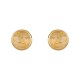 Conjunto Fane's Pedras Naturais Quartzo Zircônia Dourado