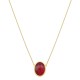Conjunto Fane's Pedras Naturais Cristais Dourado