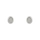 Conjunto Fane's Pedras Naturais Drusa Platina Metal Prata P