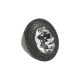 Conjunto Fane's Pedras Naturais Cristais Zircônias Metal Preto