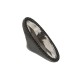 Conjunto Fane's Pedras Naturais Cristais Zircônias Metal Preto