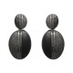 Conjunto Fane's Pedras Naturais Zircônias Metal Preto
