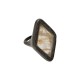 Conjunto Fane's Pedras Naturais Quartzo Franjas Metal Preto