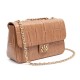 Bolsa Isla Anne Jumbo Couro Natural Caiman Argila