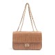 Bolsa Isla Anne Jumbo Couro Natural Caiman Argila