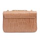 Bolsa Isla Anne Jumbo Couro Natural Caiman Argila