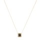 Conjunto Fane's Pedras Naturais Onix Zircônia Dourado