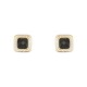 Conjunto Fane's Pedras Naturais Onix Zircônia Dourado