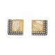 Conjunto Fane's Pedra Natural Quartzo zircônias Metal Dourado