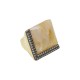 Conjunto Fane's Pedra Natural Quartzo zircônias Metal Dourado