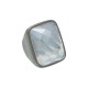 Anel Fane's Pedra Natural Cristal Perolado Metal Grafite