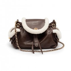 Bolsa Isla Anne Marie Winter Crossbody Bisson Café Off White