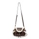 Bolsa Isla Anne Marie Winter Crossbody Bisson Café Off White