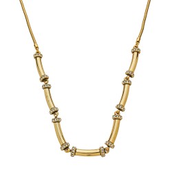 Colar Estela Geromini Floare Choker Delicada Ouro