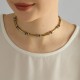 Colar Estela Geromini Floare Choker Delicada Ouro