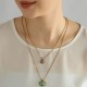 Colar Estela Geromini Floare Duplo Ouro