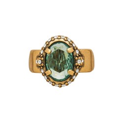 Anel Estela Geromini Floare Design Ouro