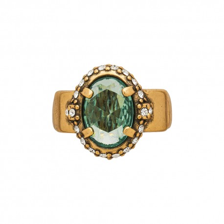 Anel Estela Geromini Floare Design Ouro