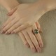 Anel Estela Geromini Floare Design Ouro