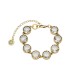 Pulseira Estela Geromini Cobogó Cristal Prata