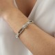 Pulseira Estela Geromini Cobogó Conceito Prata