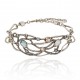 Colar Camila Klein Véu Das Montanhas Choker Prata Velho