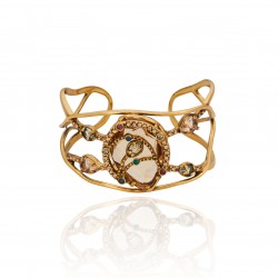 Pulseira Camila Klein Véu Das Montanhas Bracelete Ouro Velho