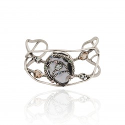 Pulseira Camila Klein Véu Das Montanhas Bracelete Prata Velho