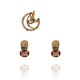 Colar Camila Klein Véu Das Montanhas Ear Cuff Ouro Velho