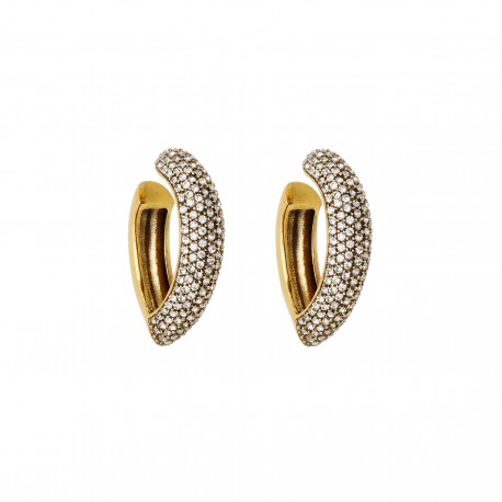 Brinco Hector Albertazzi Singular Ear Cuff Bold Ouro Vintage