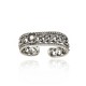 Anel Claudia Arbex Rock Lovers Duplo Prata Vintage