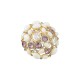 Broche Nádia Gimenes Red Multi Cristais Dourado