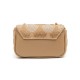 Bolsa Isla Sirena Mini Cocoon Cristais Camurça Couro Areia