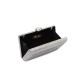 Bolsa Isla Clutch Eva Fecho Glitter Luminoso Prata