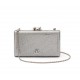 Bolsa Isla Clutch Eva Fecho Glitter Luminoso Prata