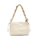 Bolsa Isla Clutch Dayse Flap Couro Bodan Chantilly Ouro