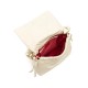 Bolsa Isla Clutch Dayse Flap Couro Bodan Chantilly Ouro