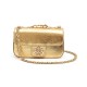 Bolsa Isla Anne Mini Baguete Couro Ouro