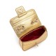 Bolsa Isla Anne Mini Baguete Couro Ouro