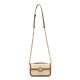 Bolsa Isla Sirena Mini Baguete Monograma Canvas Creme