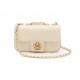 Bolsa Isla Anne Mini Baguete Couro Lizard Vanilla