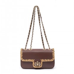Bolsa Isla Anne Whashed Crochê Pinhão
