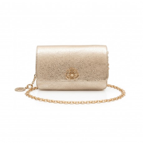 Bolsa Isla Forever Carteira Corrente Transversal Ouro Light