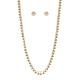 Conjunto Nino Bran Acessórios Yara Stars Ouro Vintage