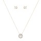 Conjunto Nino Bran Acessórios Zircônia Ouro Vintage