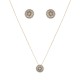 Conjunto Nino Bran Acessórios Zircônias Ouro Vintage