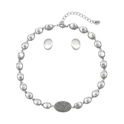 Conjunto Nino Bran Acessórios Beatriz Prata Vintage